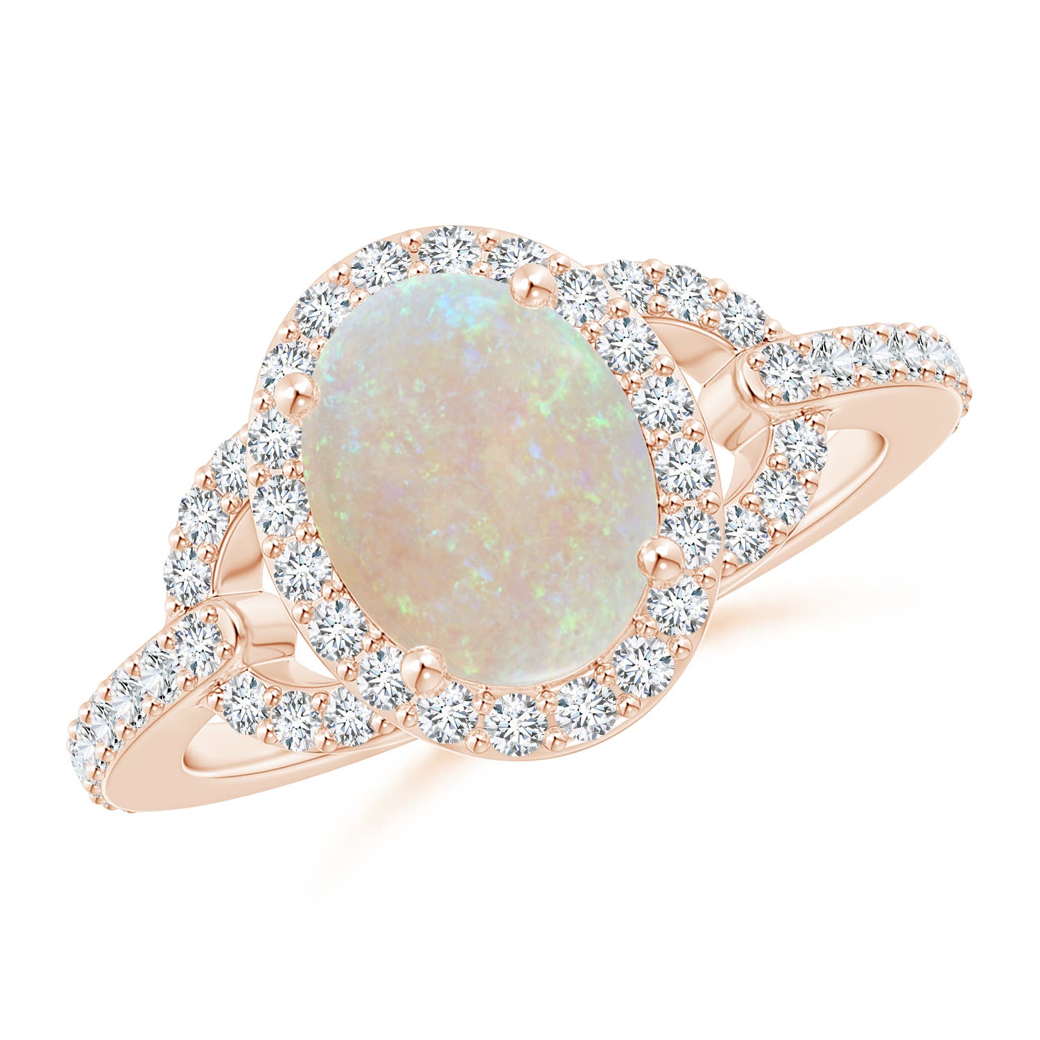 AA - Opal / 1.59 CT / 14 KT Rose Gold