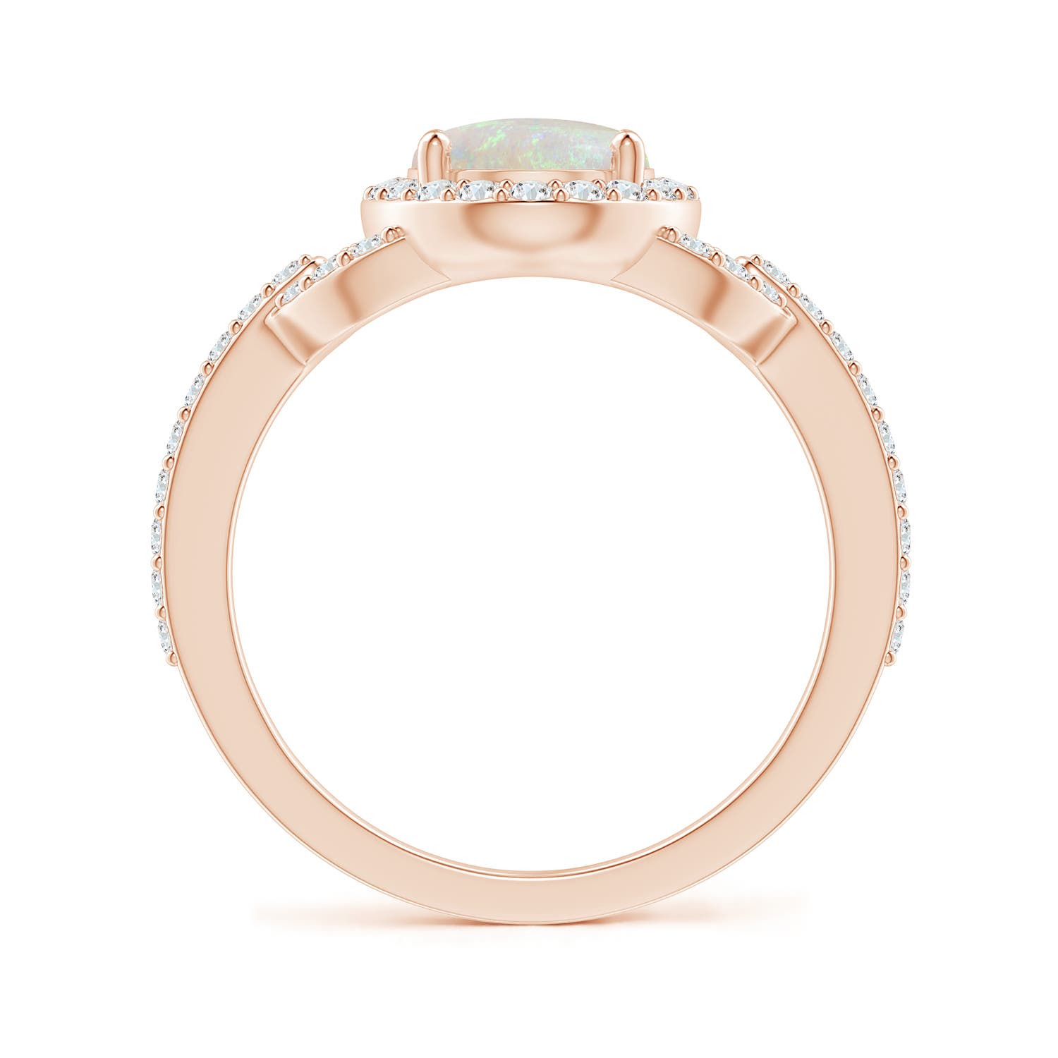 AA - Opal / 1.59 CT / 14 KT Rose Gold