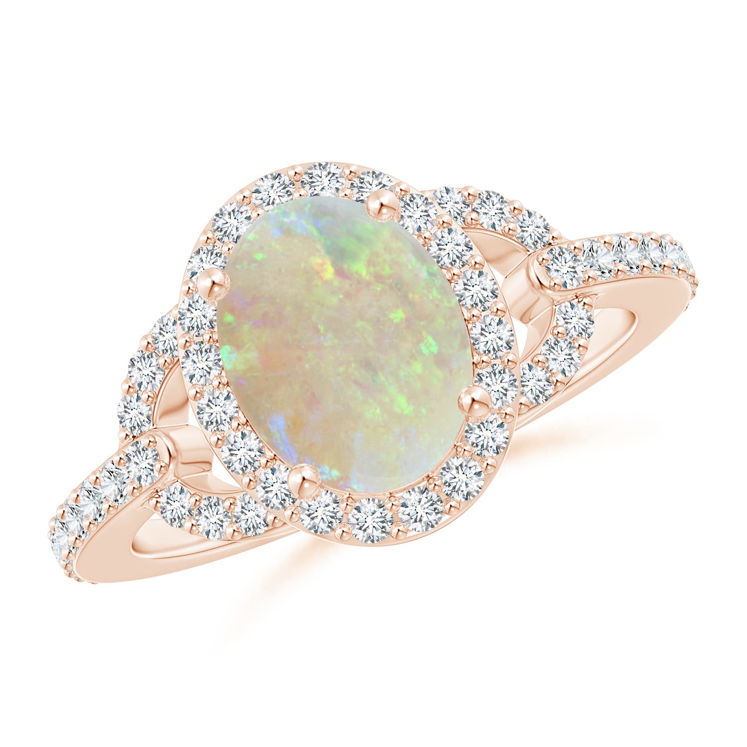 AAA - Opal / 1.59 CT / 14 KT Rose Gold