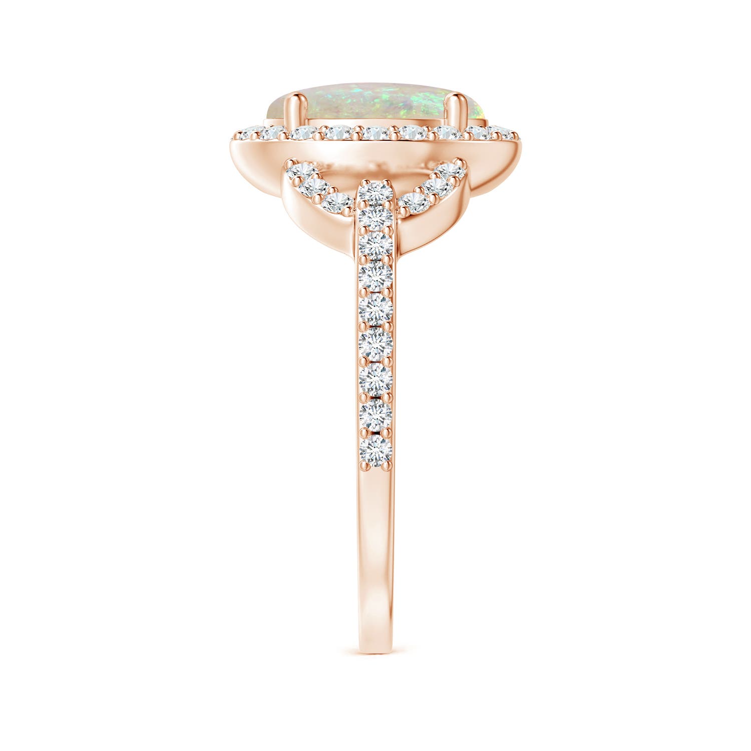 AAA - Opal / 1.59 CT / 14 KT Rose Gold