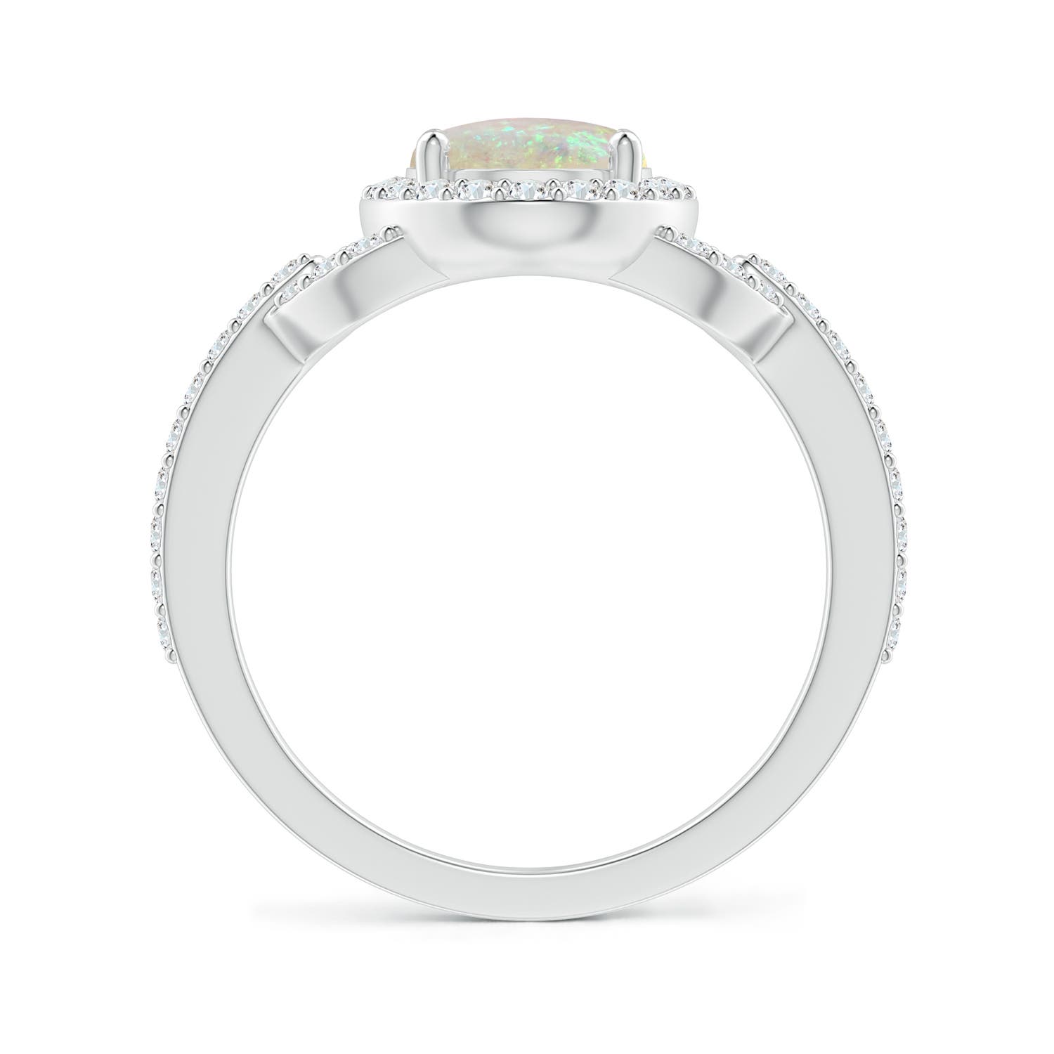 AAA - Opal / 1.59 CT / 14 KT White Gold