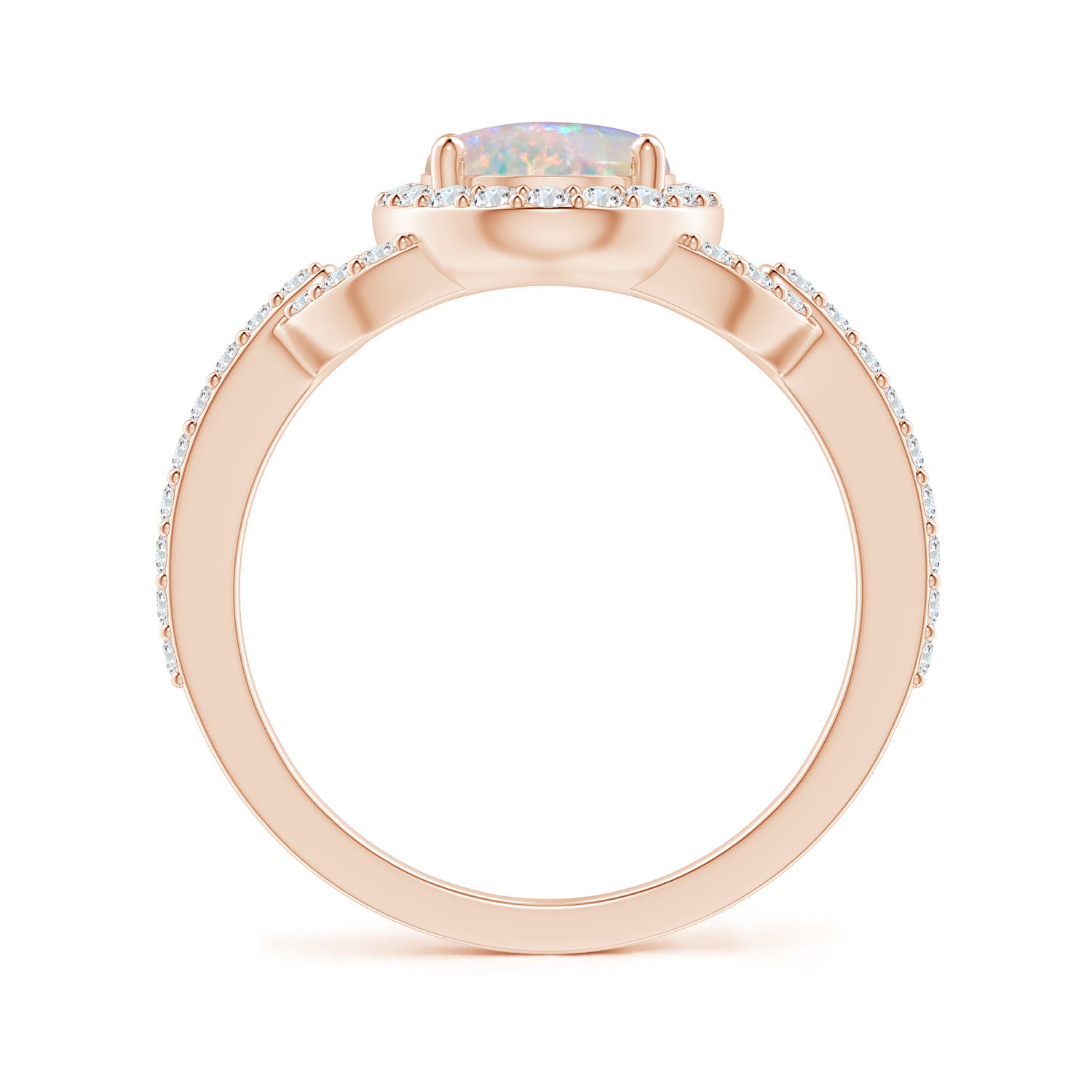 AAAA - Opal / 1.59 CT / 14 KT Rose Gold