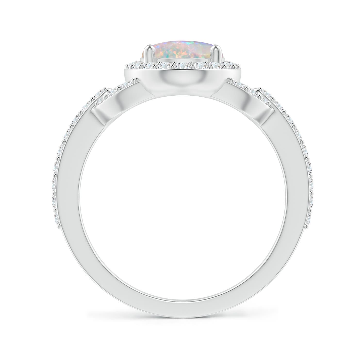 AAAA - Opal / 1.59 CT / 14 KT White Gold