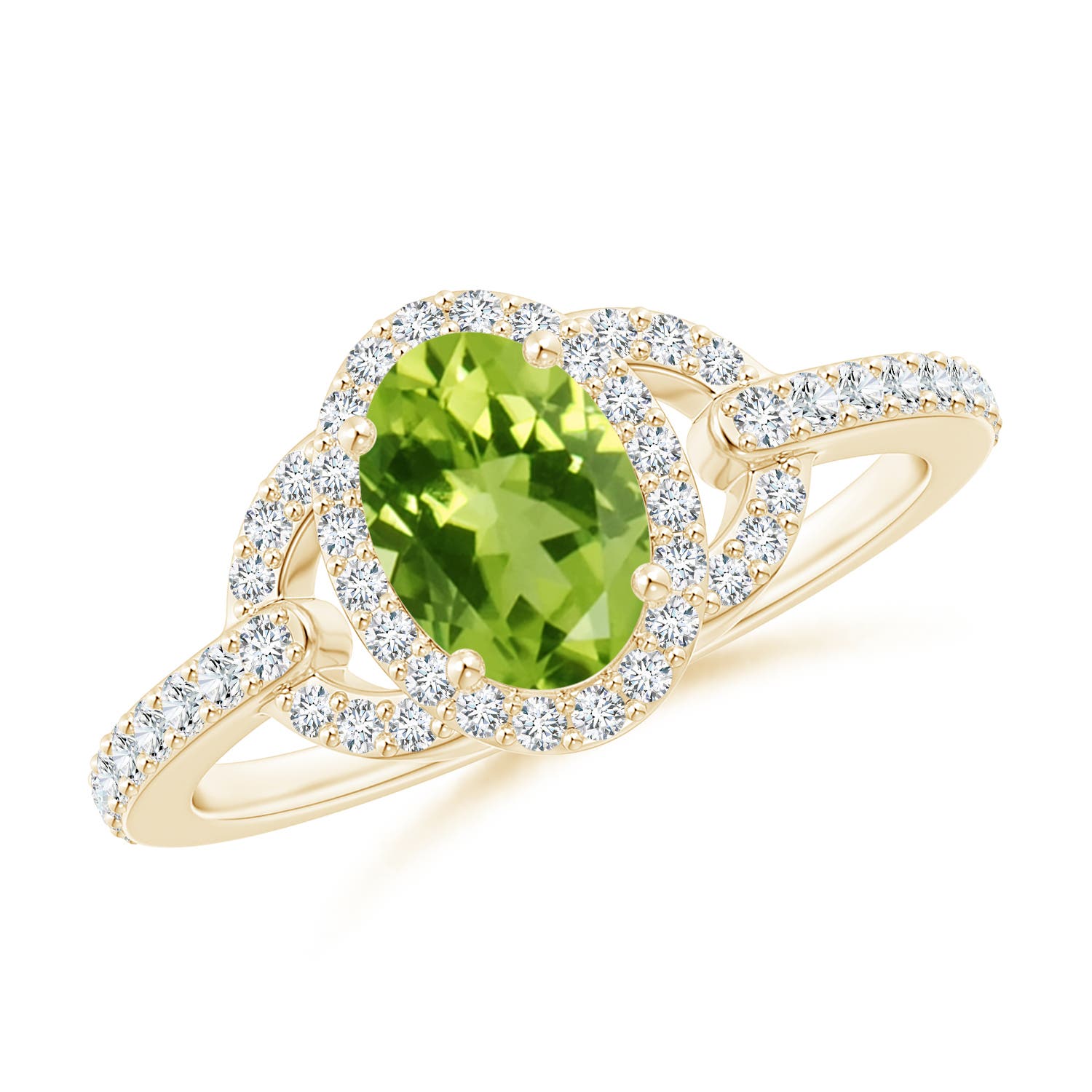 AAA - Peridot / 1.19 CT / 14 KT Yellow Gold