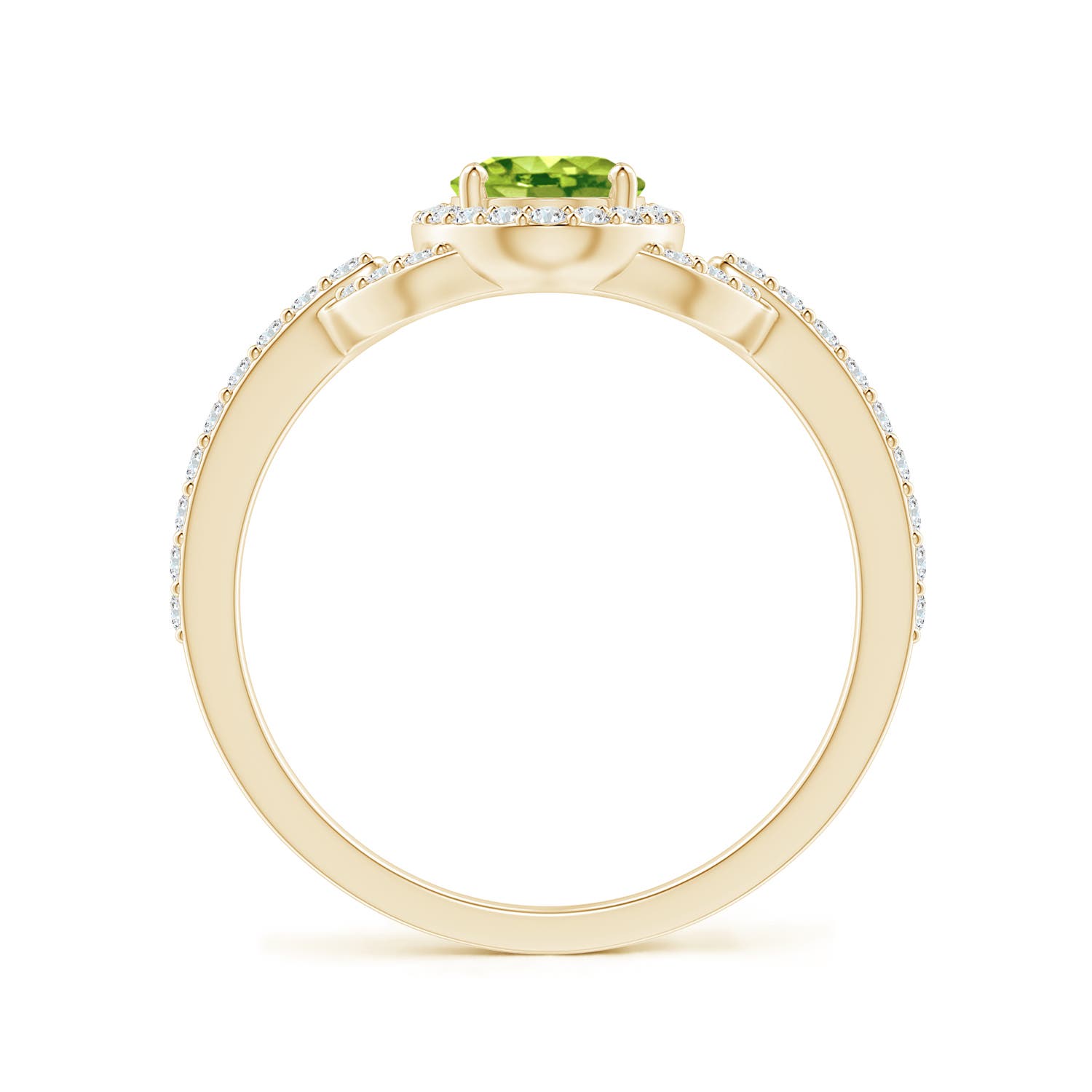 AAA - Peridot / 1.19 CT / 14 KT Yellow Gold