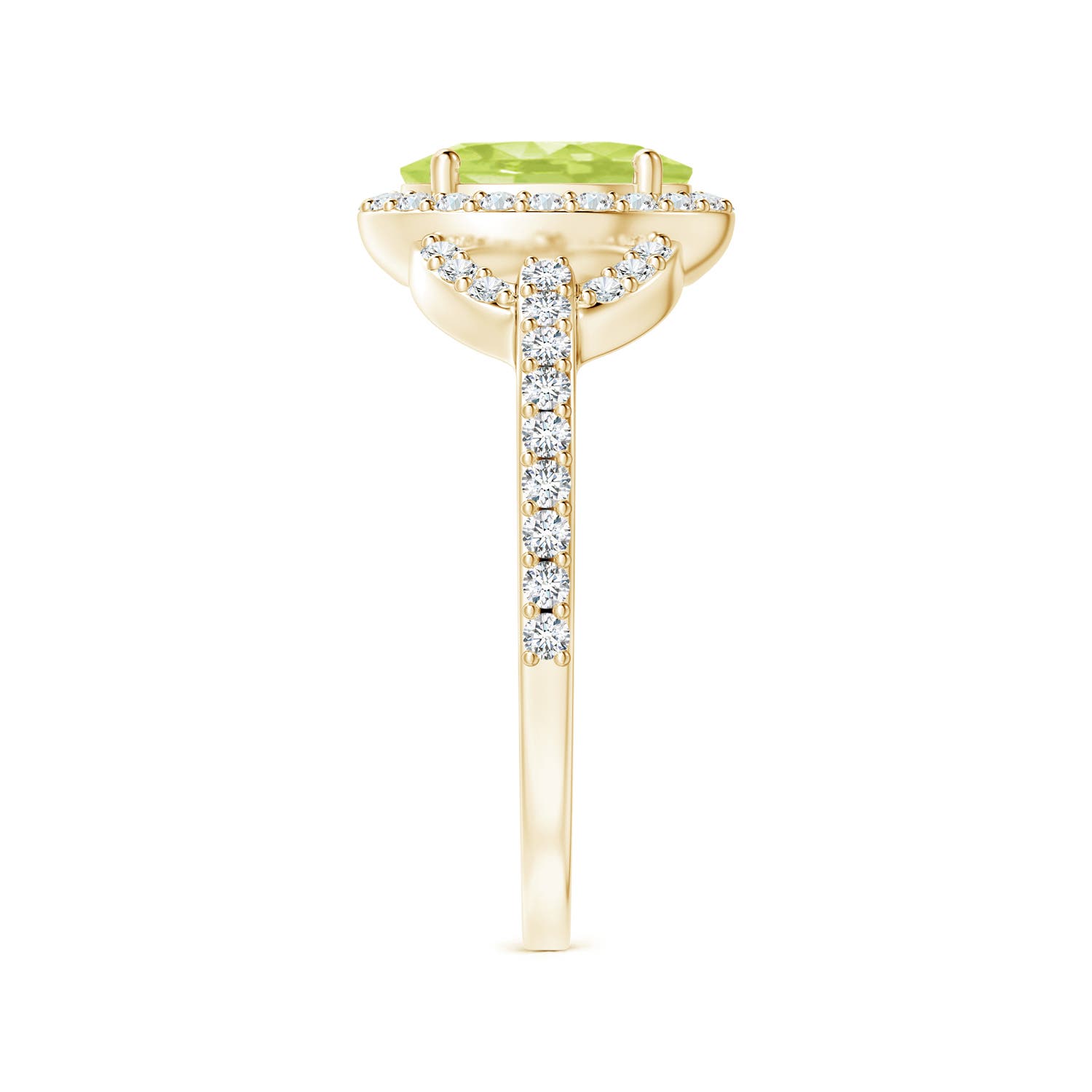 A - Peridot / 1.72 CT / 14 KT Yellow Gold