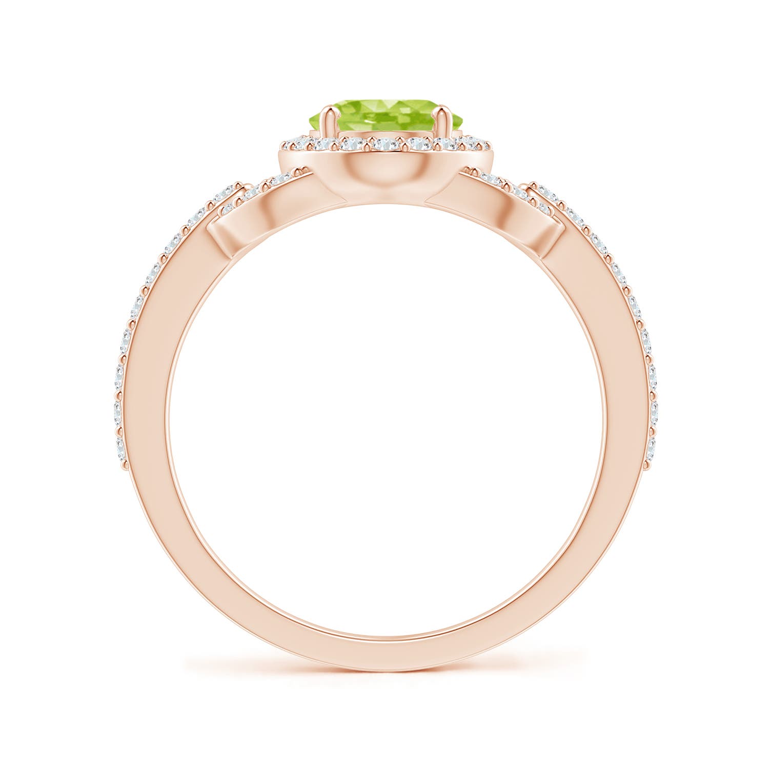 AA - Peridot / 1.72 CT / 14 KT Rose Gold