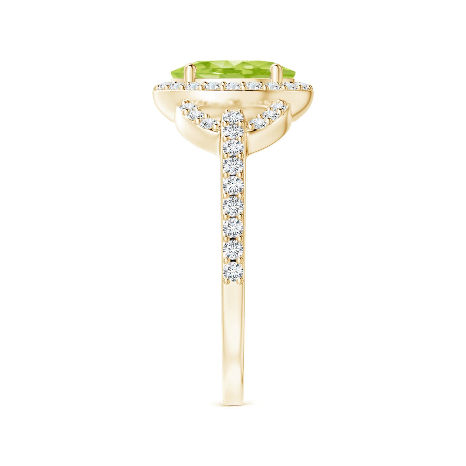 AA - Peridot / 1.72 CT / 14 KT Yellow Gold