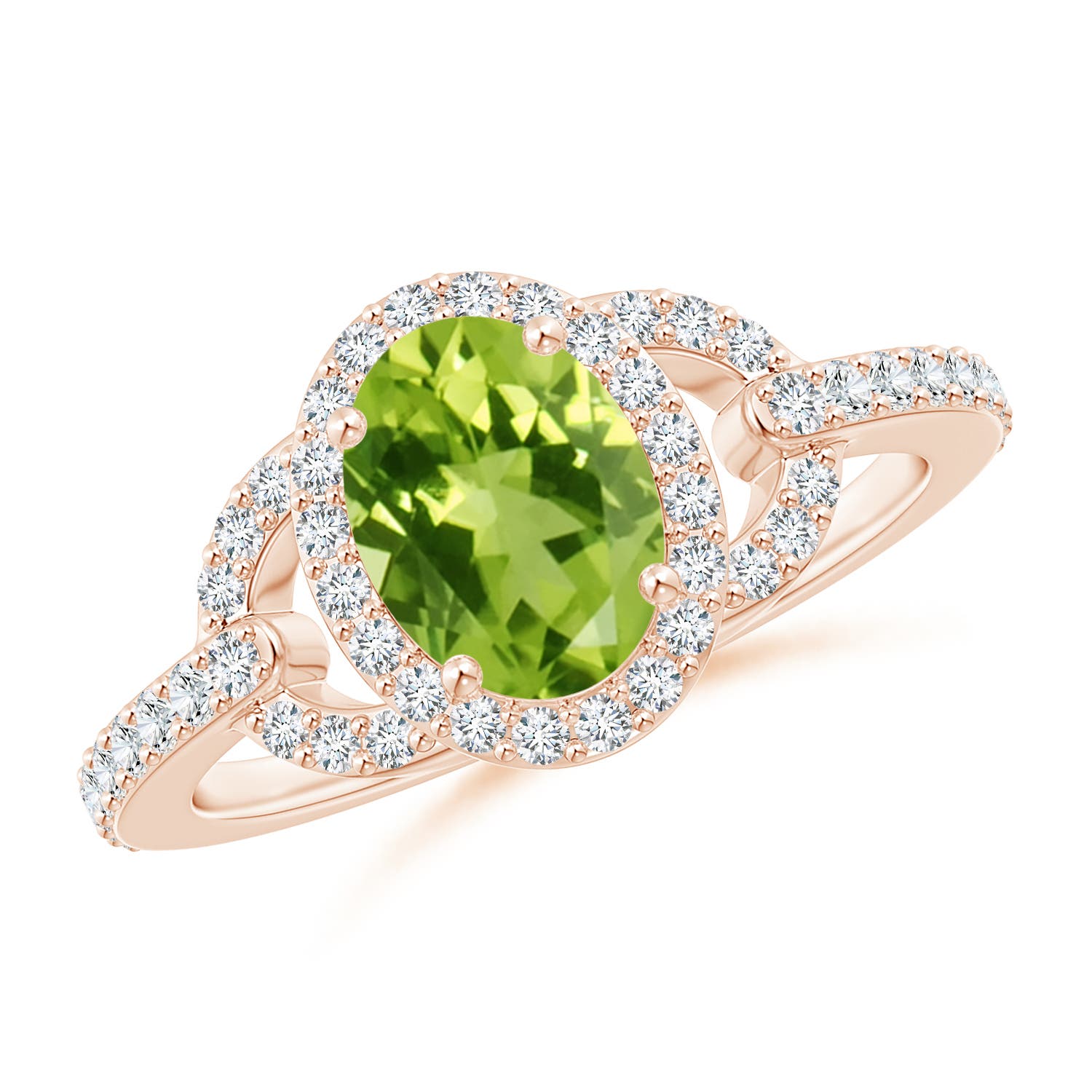 AAA - Peridot / 1.72 CT / 14 KT Rose Gold