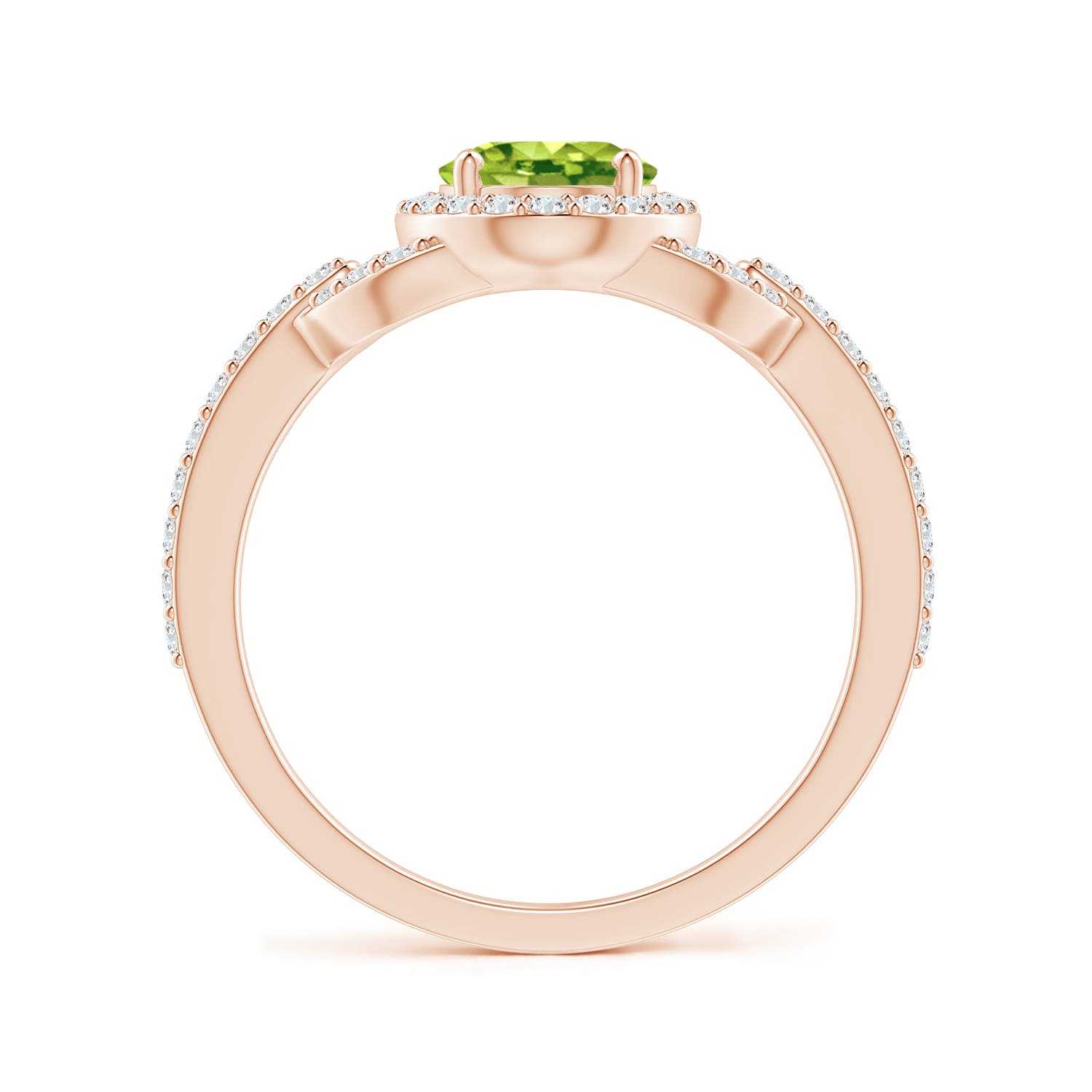 AAA - Peridot / 1.72 CT / 14 KT Rose Gold