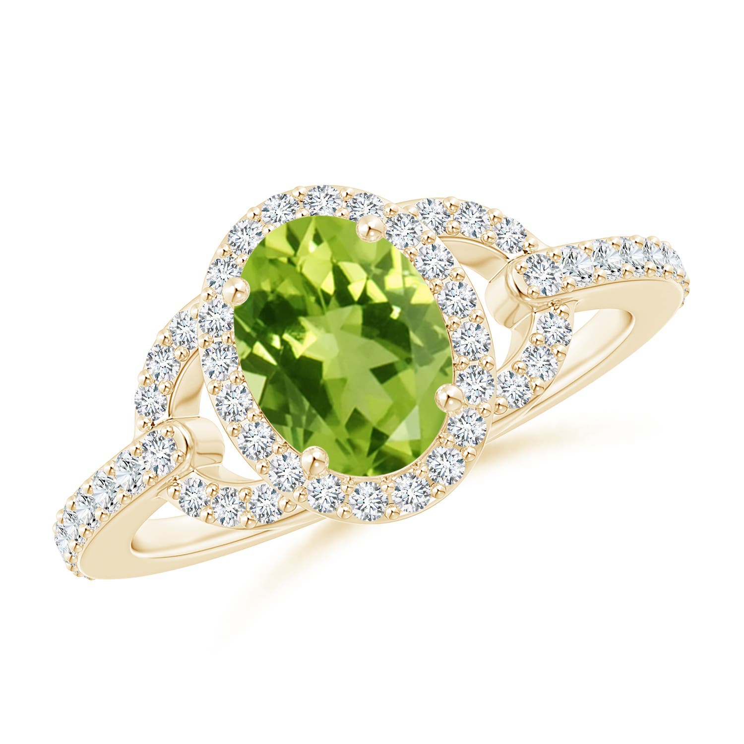 AAA - Peridot / 1.72 CT / 14 KT Yellow Gold