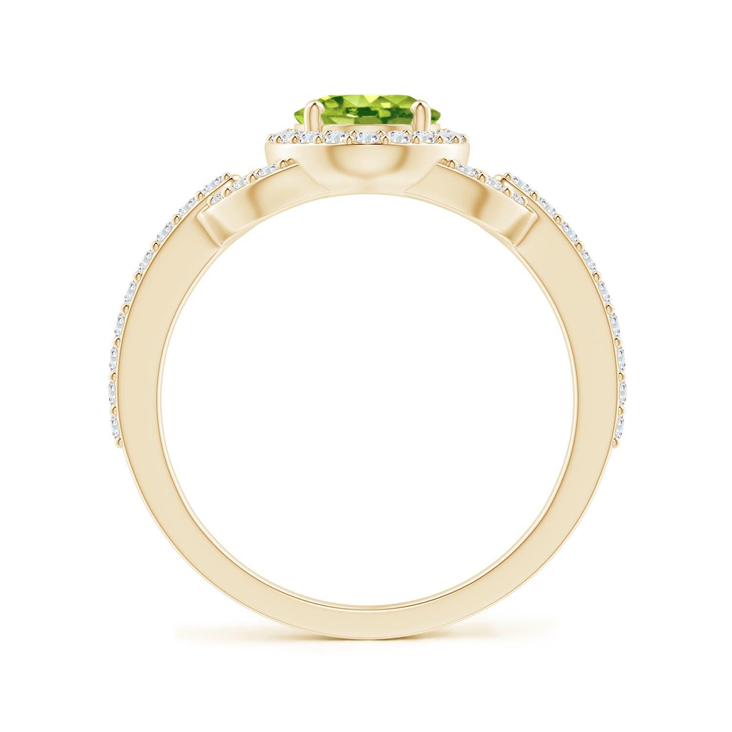 AAA - Peridot / 1.72 CT / 14 KT Yellow Gold