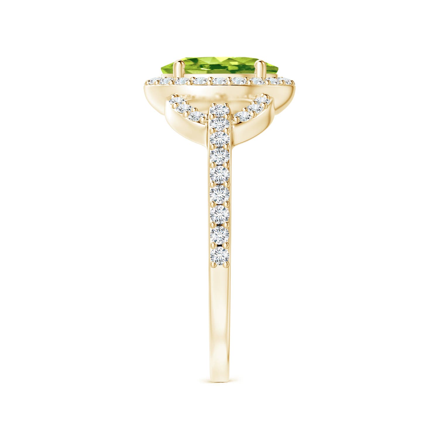 AAA - Peridot / 1.72 CT / 14 KT Yellow Gold