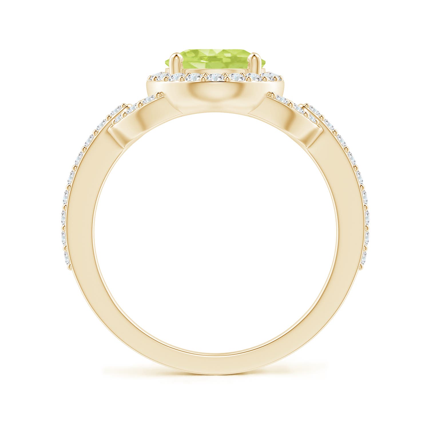 A - Peridot / 2.39 CT / 14 KT Yellow Gold