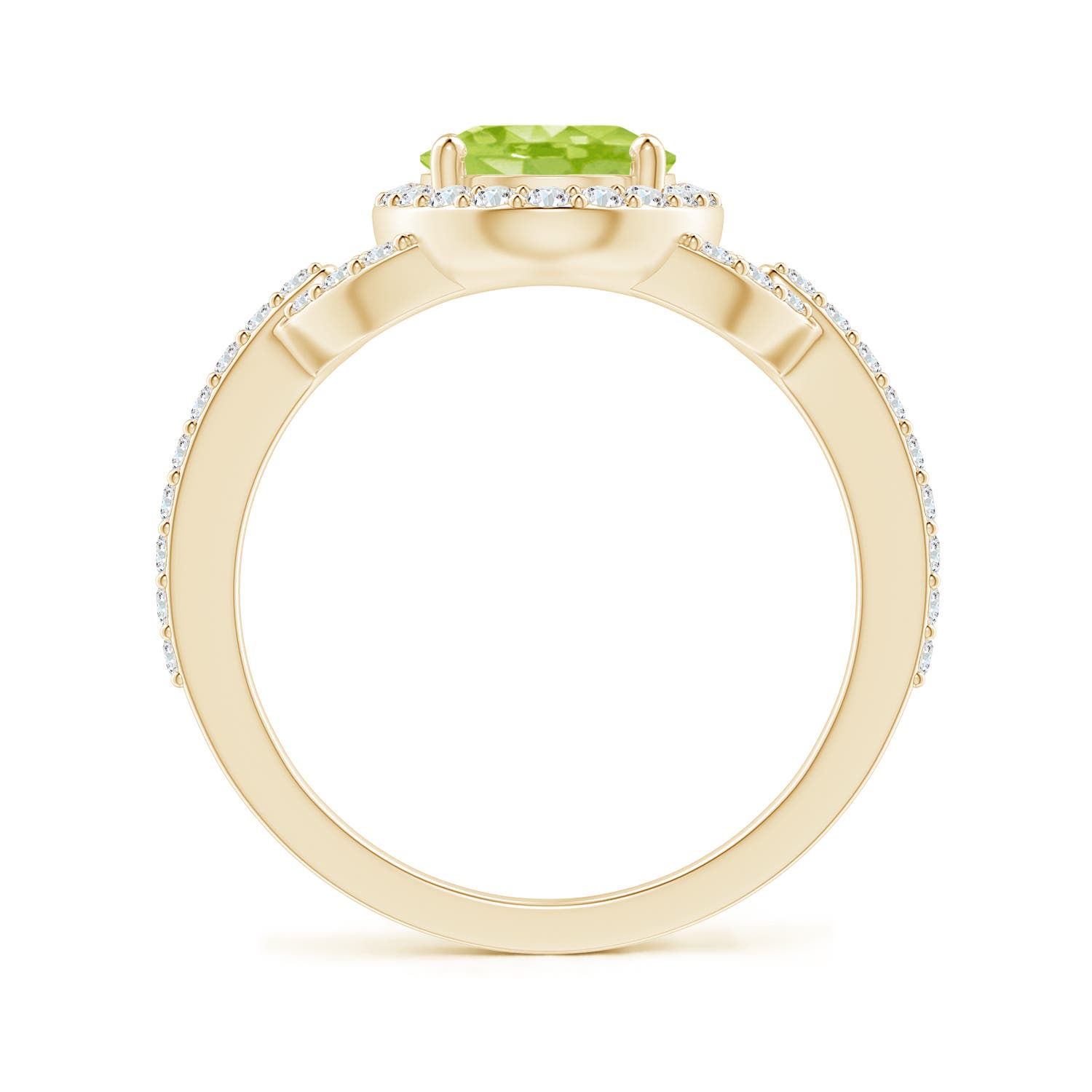 AA - Peridot / 2.39 CT / 14 KT Yellow Gold