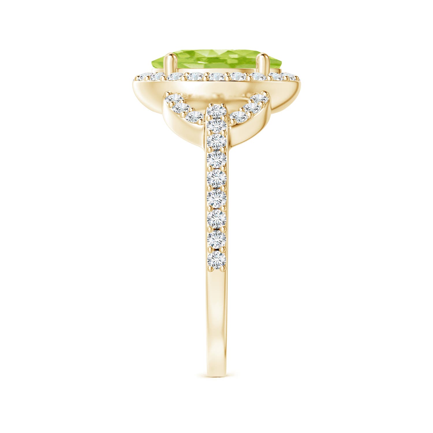 AA - Peridot / 2.39 CT / 14 KT Yellow Gold