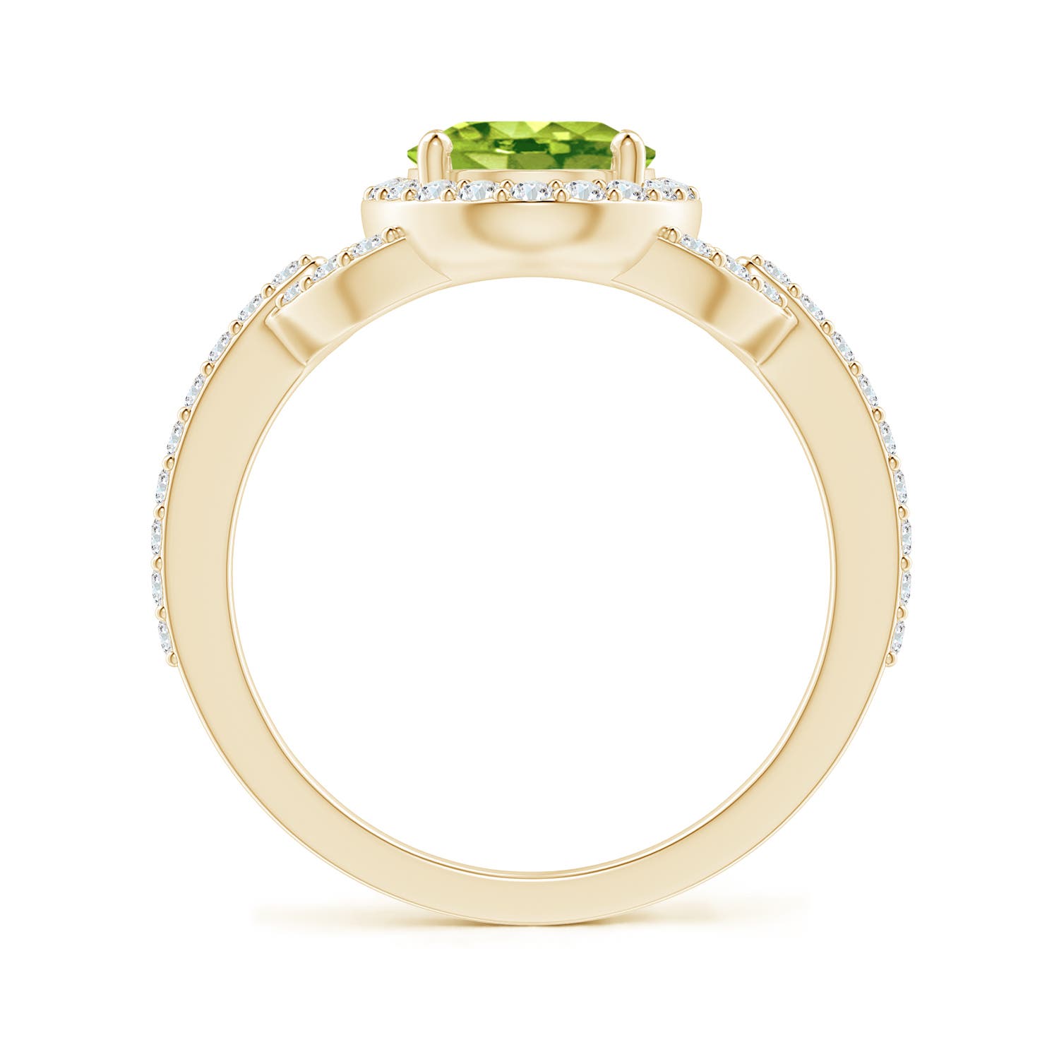 AAA - Peridot / 2.39 CT / 14 KT Yellow Gold