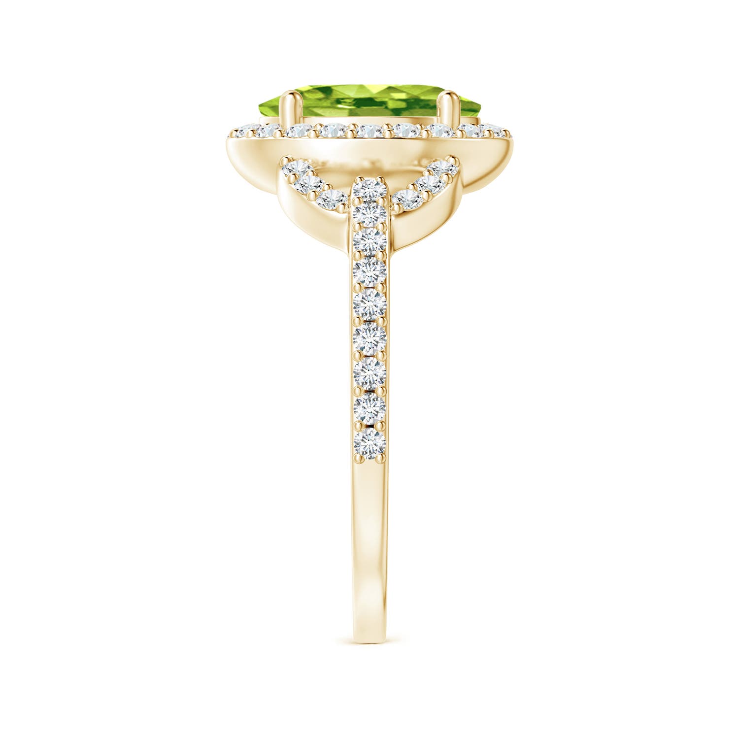 AAA - Peridot / 2.39 CT / 14 KT Yellow Gold