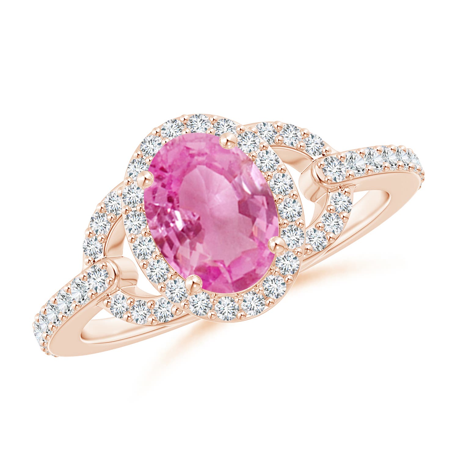 AA - Pink Sapphire / 1.82 CT / 14 KT Rose Gold