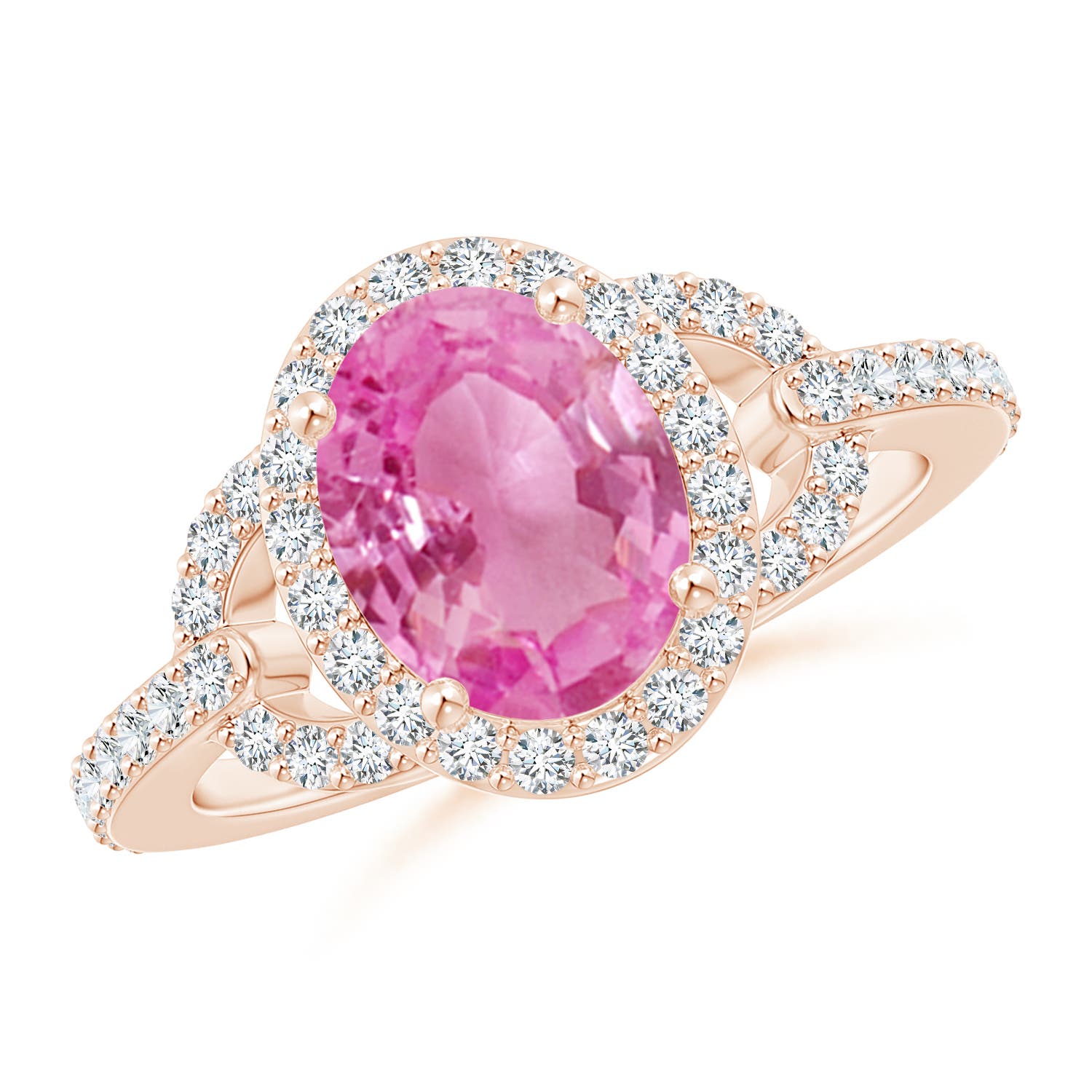 AA - Pink Sapphire / 2.39 CT / 14 KT Rose Gold