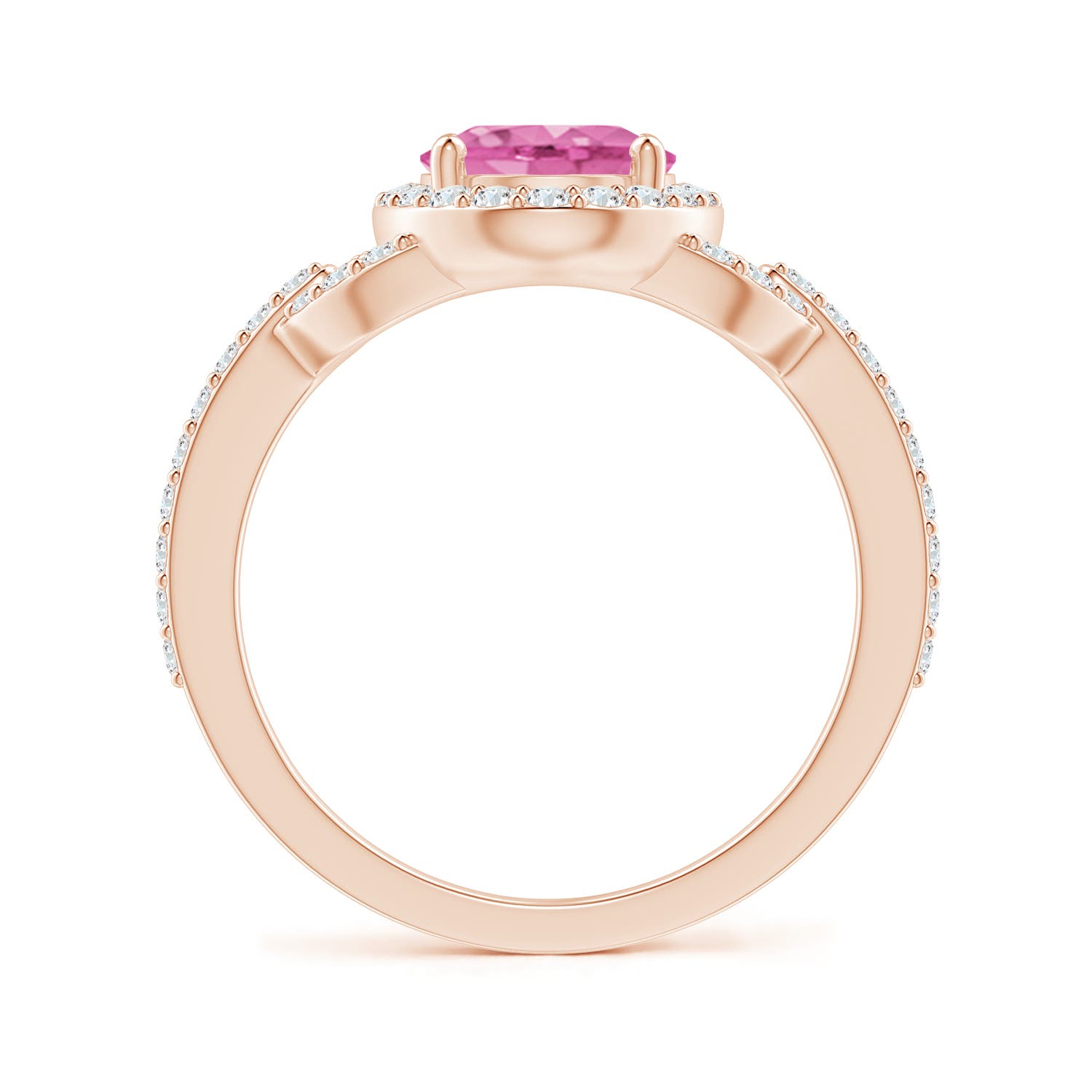 AA - Pink Sapphire / 2.39 CT / 14 KT Rose Gold