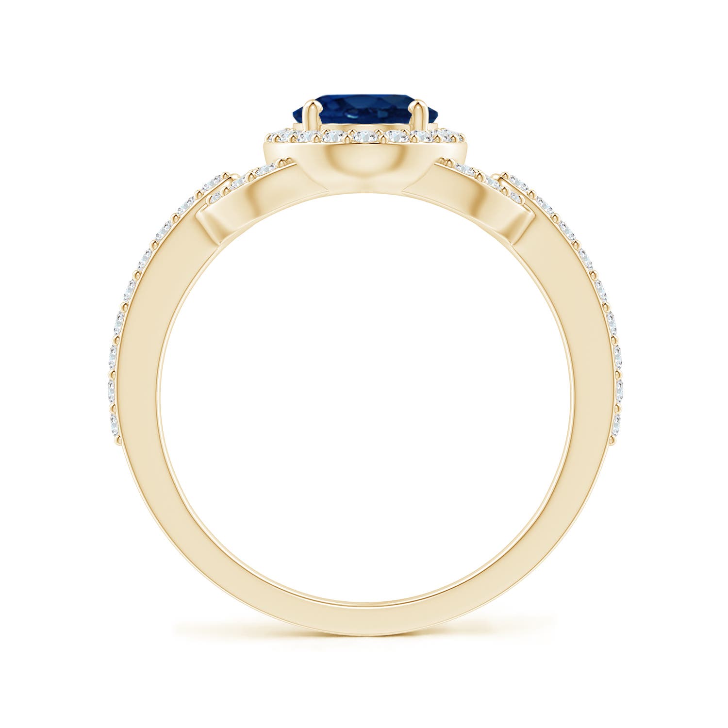 AA - Blue Sapphire / 1.92 CT / 14 KT Yellow Gold