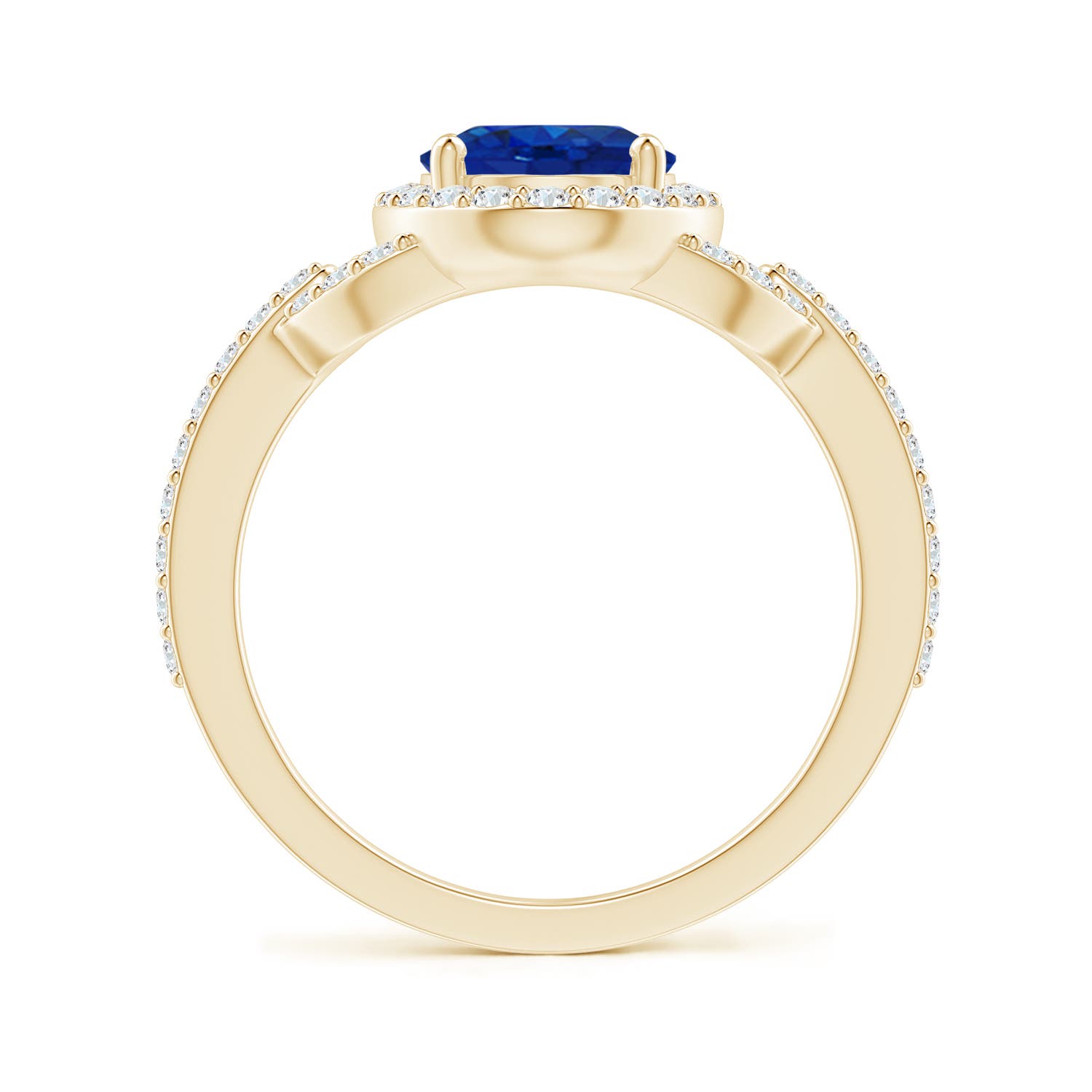 AAA - Blue Sapphire / 2.49 CT / 14 KT Yellow Gold