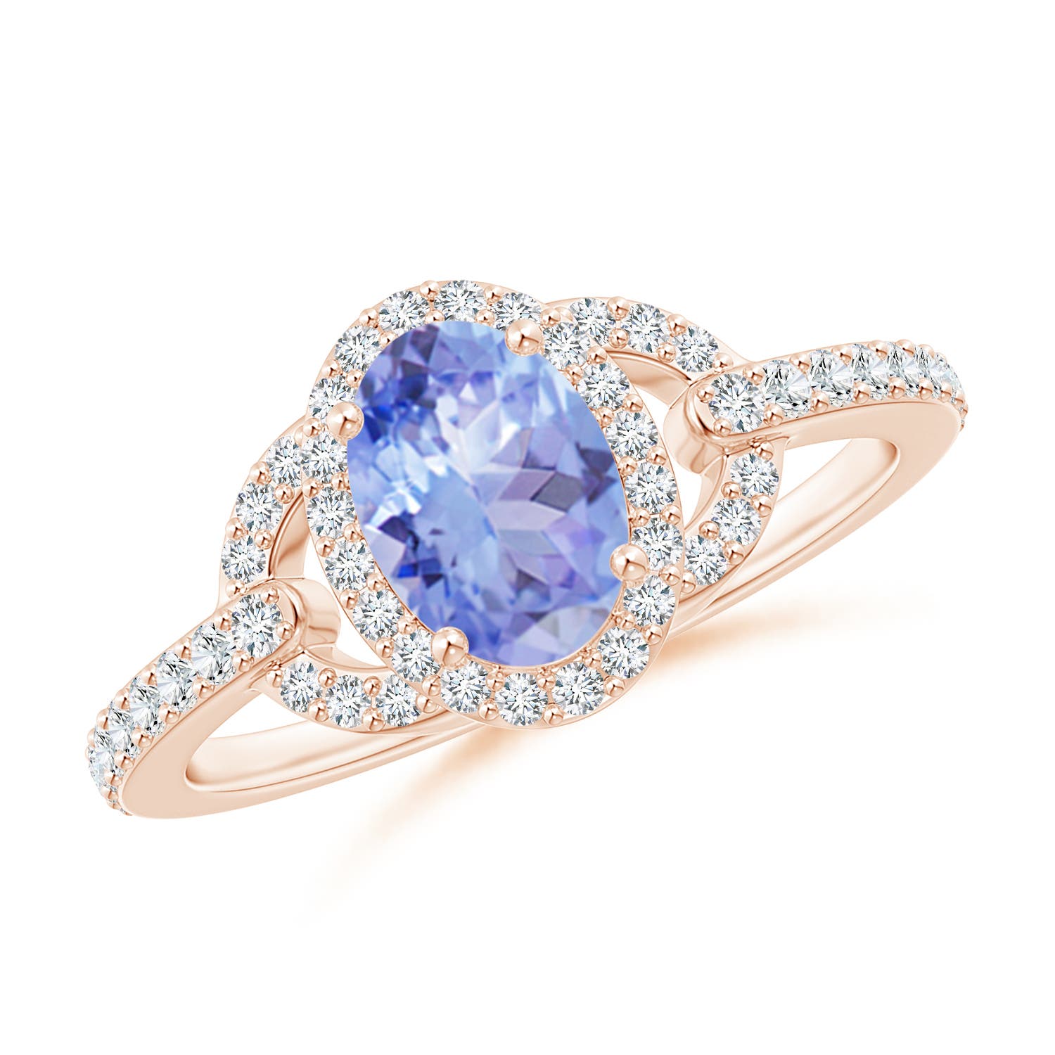 A - Tanzanite / 1.14 CT / 14 KT Rose Gold