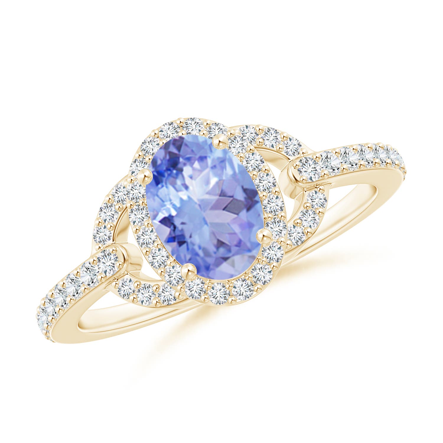 A - Tanzanite / 1.14 CT / 14 KT Yellow Gold