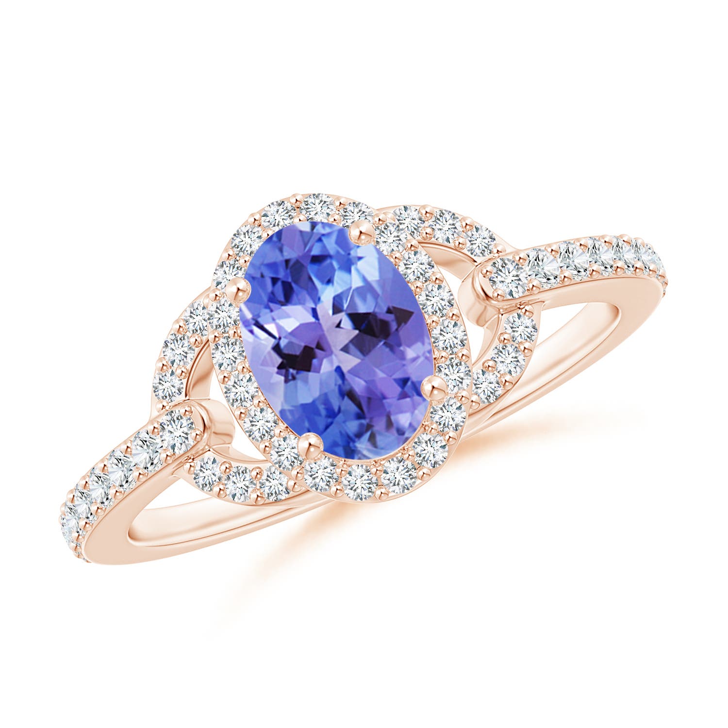 AA - Tanzanite / 1.14 CT / 14 KT Rose Gold