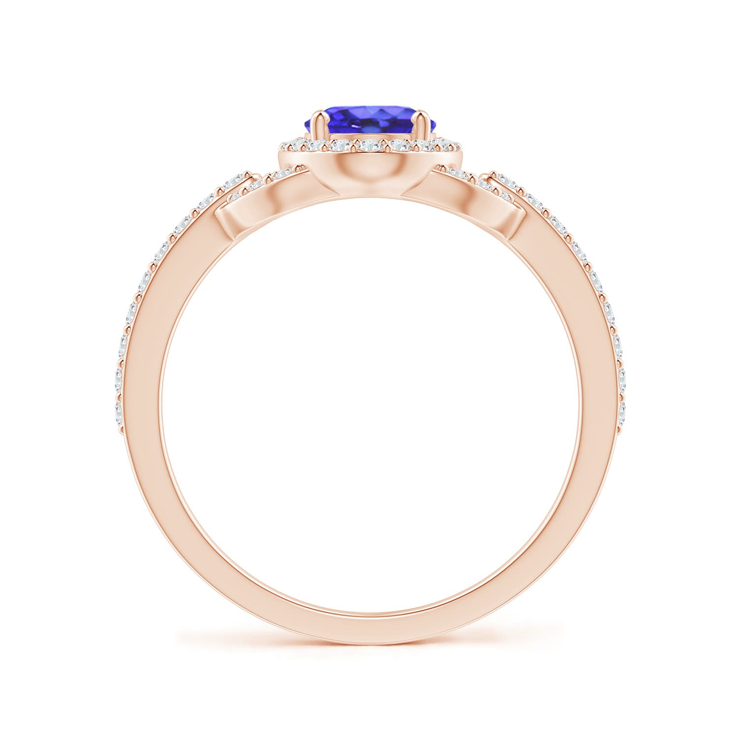 AA - Tanzanite / 1.14 CT / 14 KT Rose Gold