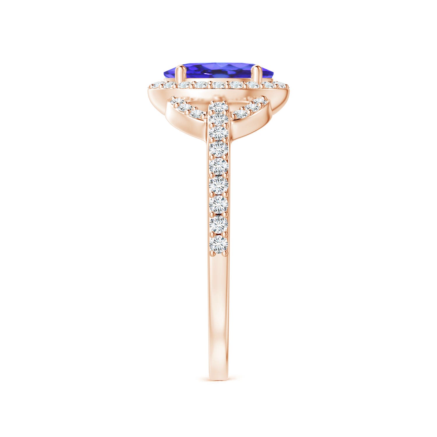 AA - Tanzanite / 1.14 CT / 14 KT Rose Gold