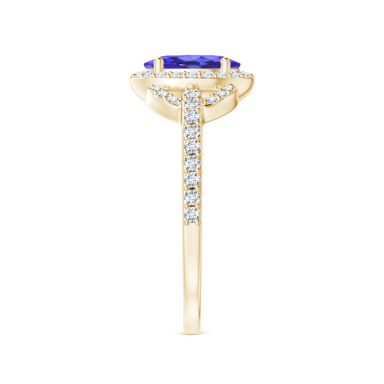 AA - Tanzanite / 1.14 CT / 14 KT Yellow Gold