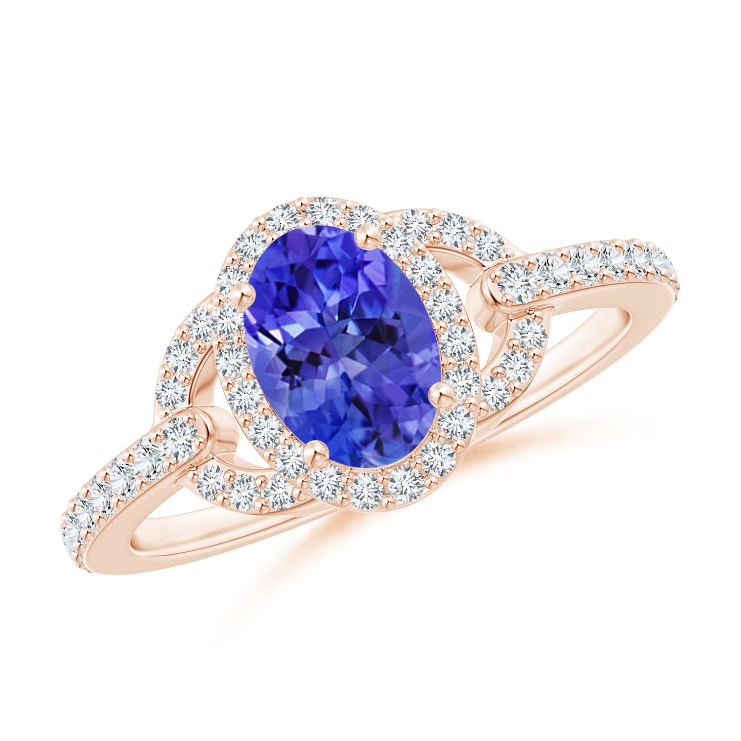 AAA - Tanzanite / 1.14 CT / 14 KT Rose Gold