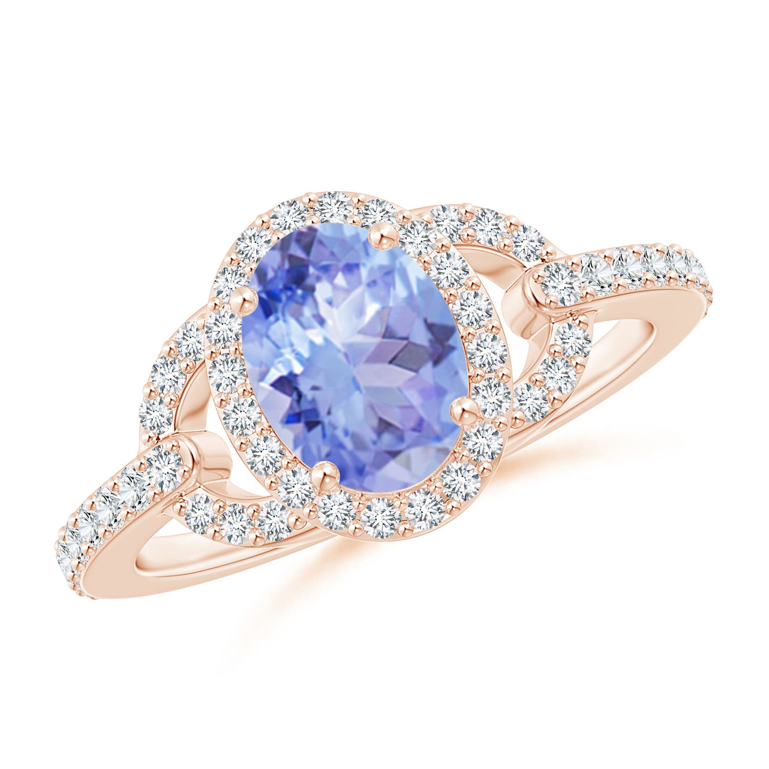 A - Tanzanite / 1.62 CT / 14 KT Rose Gold