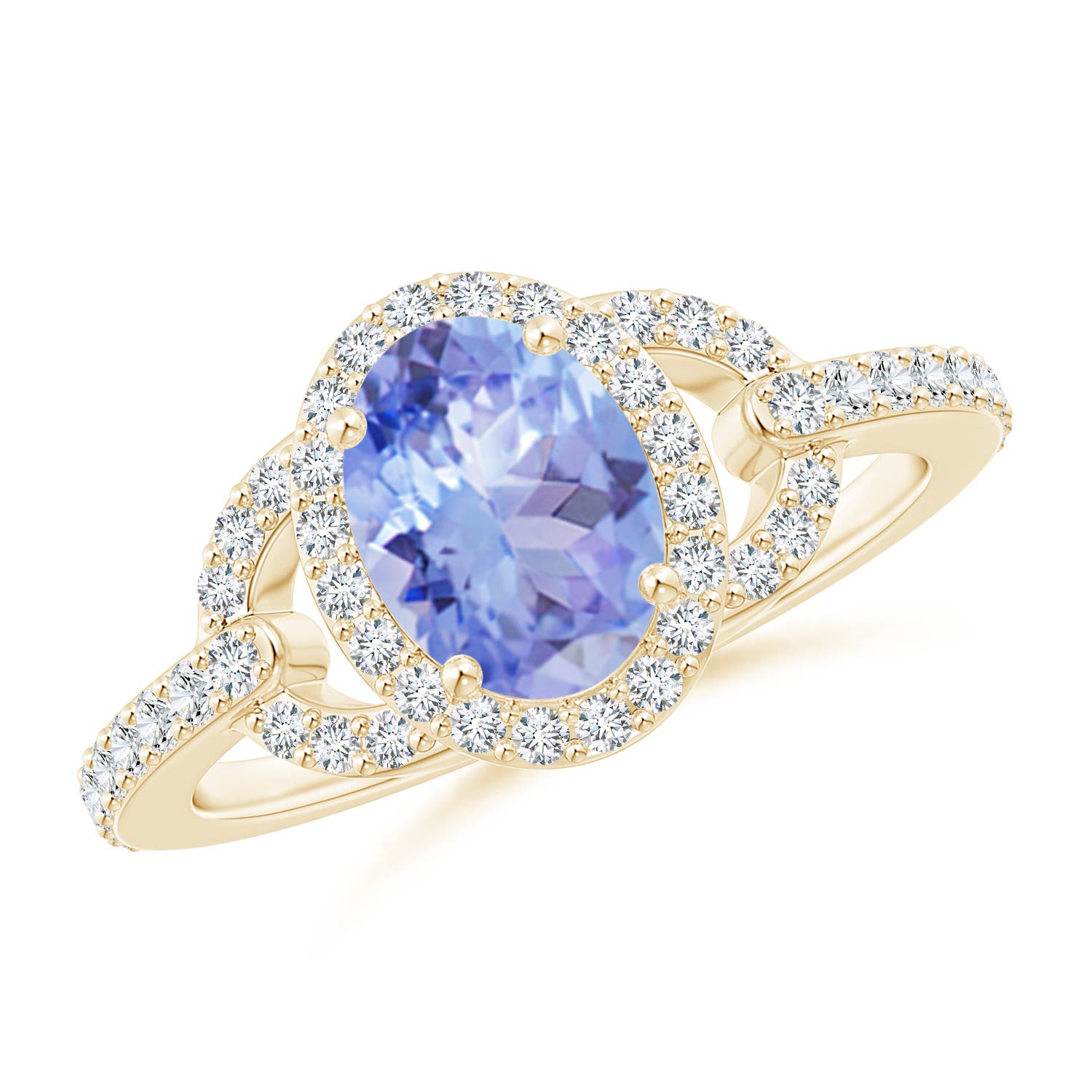 A - Tanzanite / 1.62 CT / 14 KT Yellow Gold