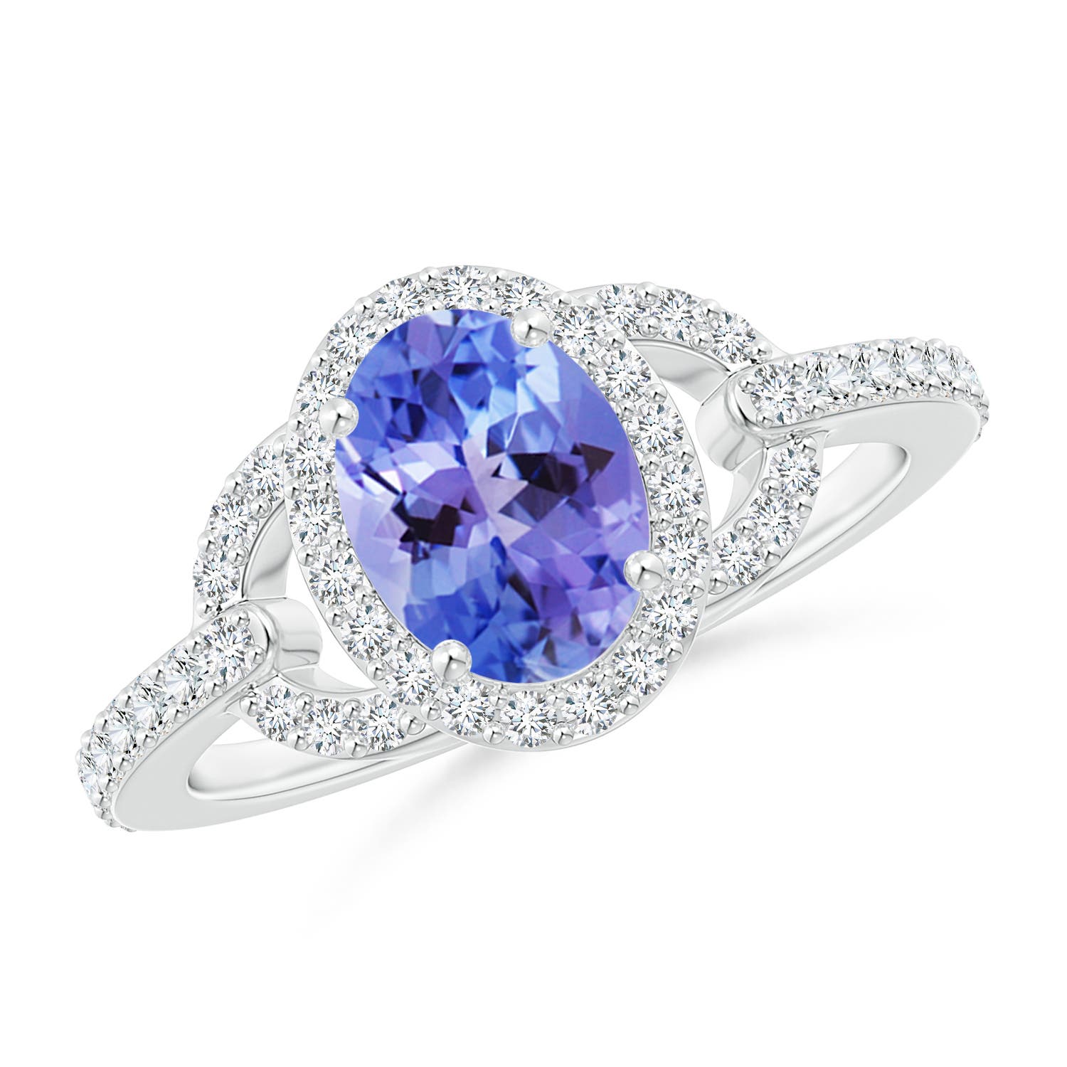 AA - Tanzanite / 1.62 CT / 14 KT White Gold