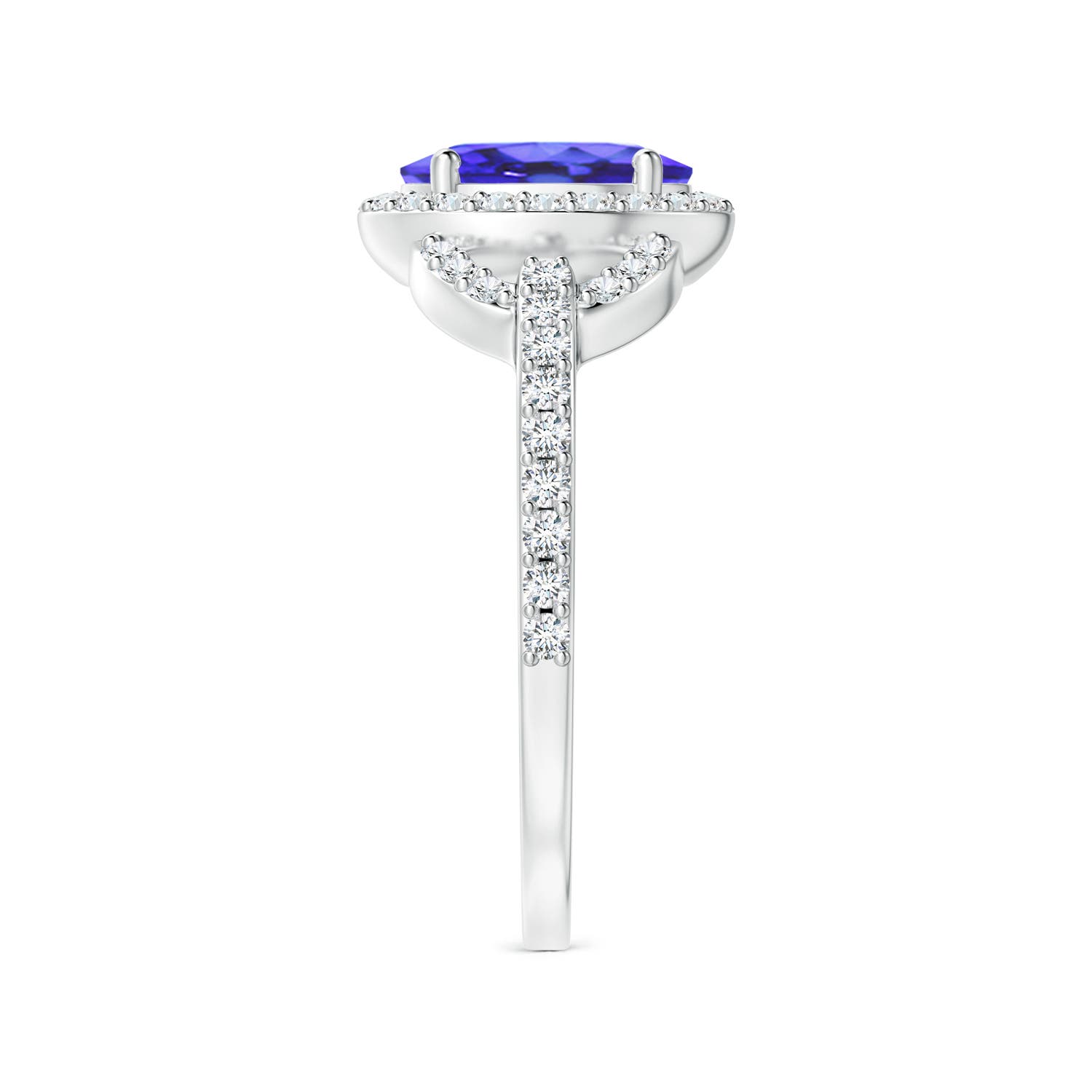 AA - Tanzanite / 1.62 CT / 14 KT White Gold