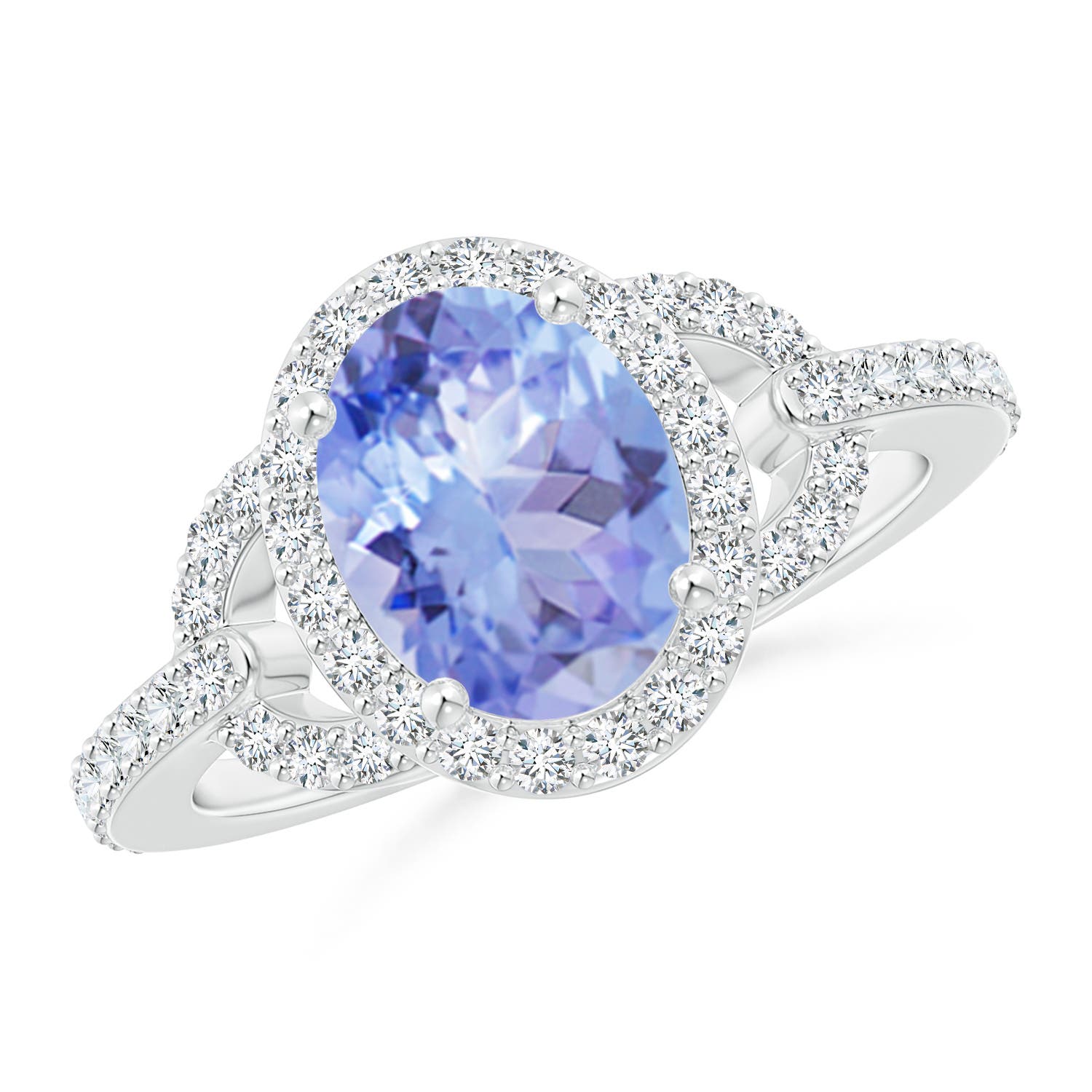 A - Tanzanite / 2.39 CT / 14 KT White Gold