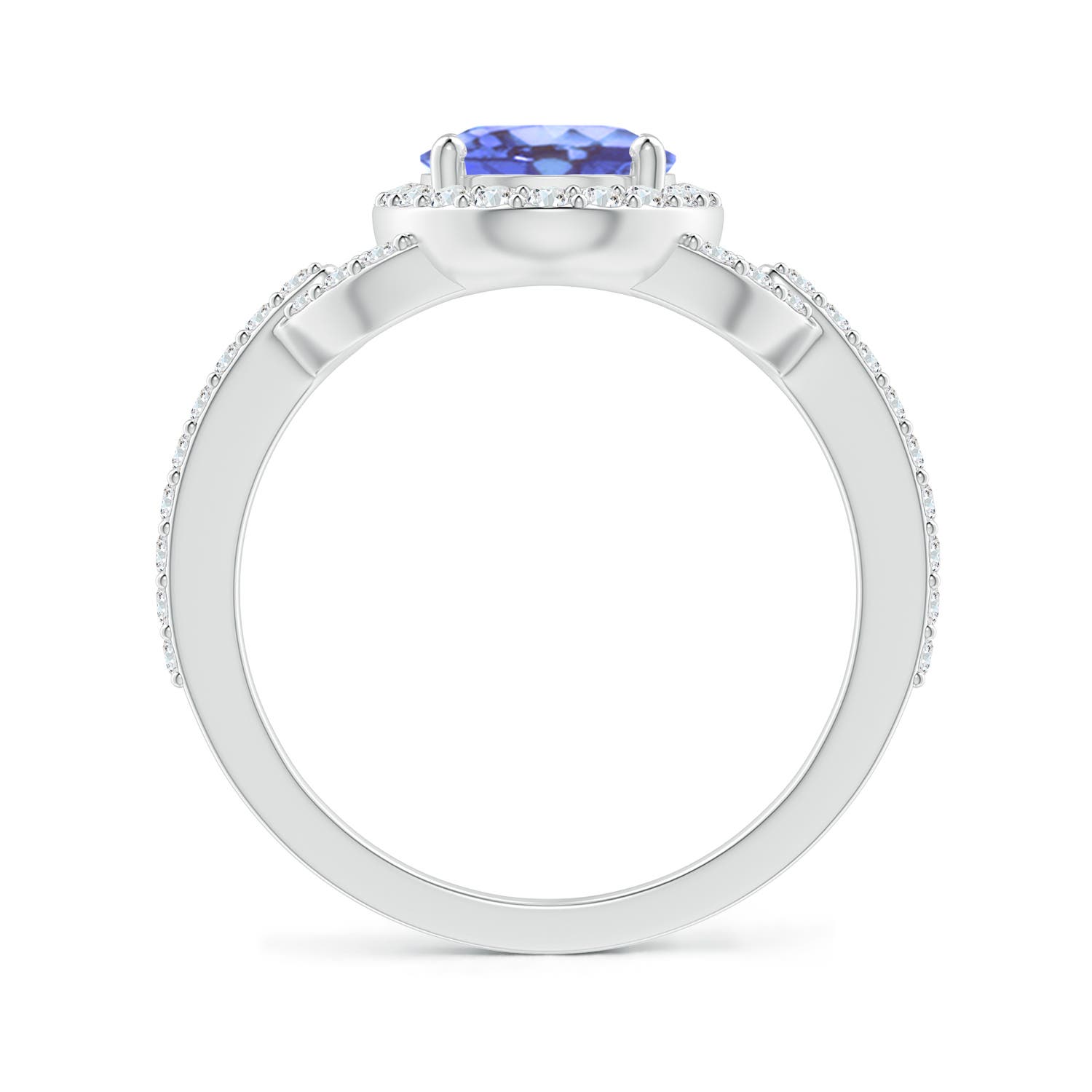 A - Tanzanite / 2.39 CT / 14 KT White Gold