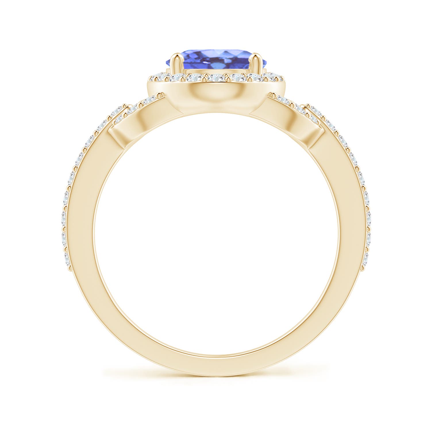 A - Tanzanite / 2.39 CT / 14 KT Yellow Gold