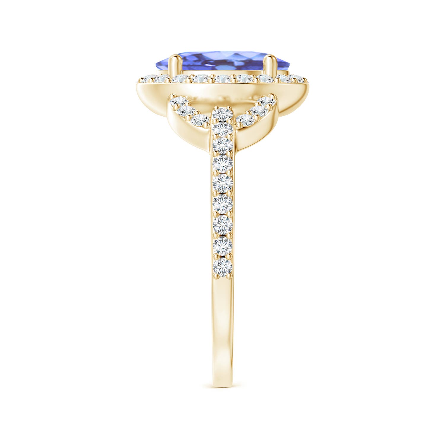 A - Tanzanite / 2.39 CT / 14 KT Yellow Gold