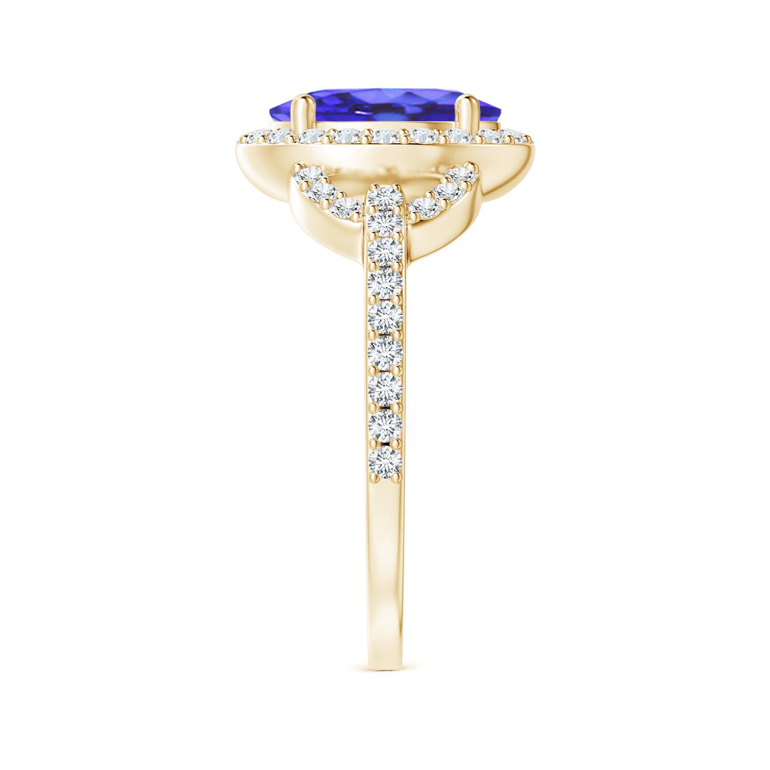 AA - Tanzanite / 2.39 CT / 14 KT Yellow Gold