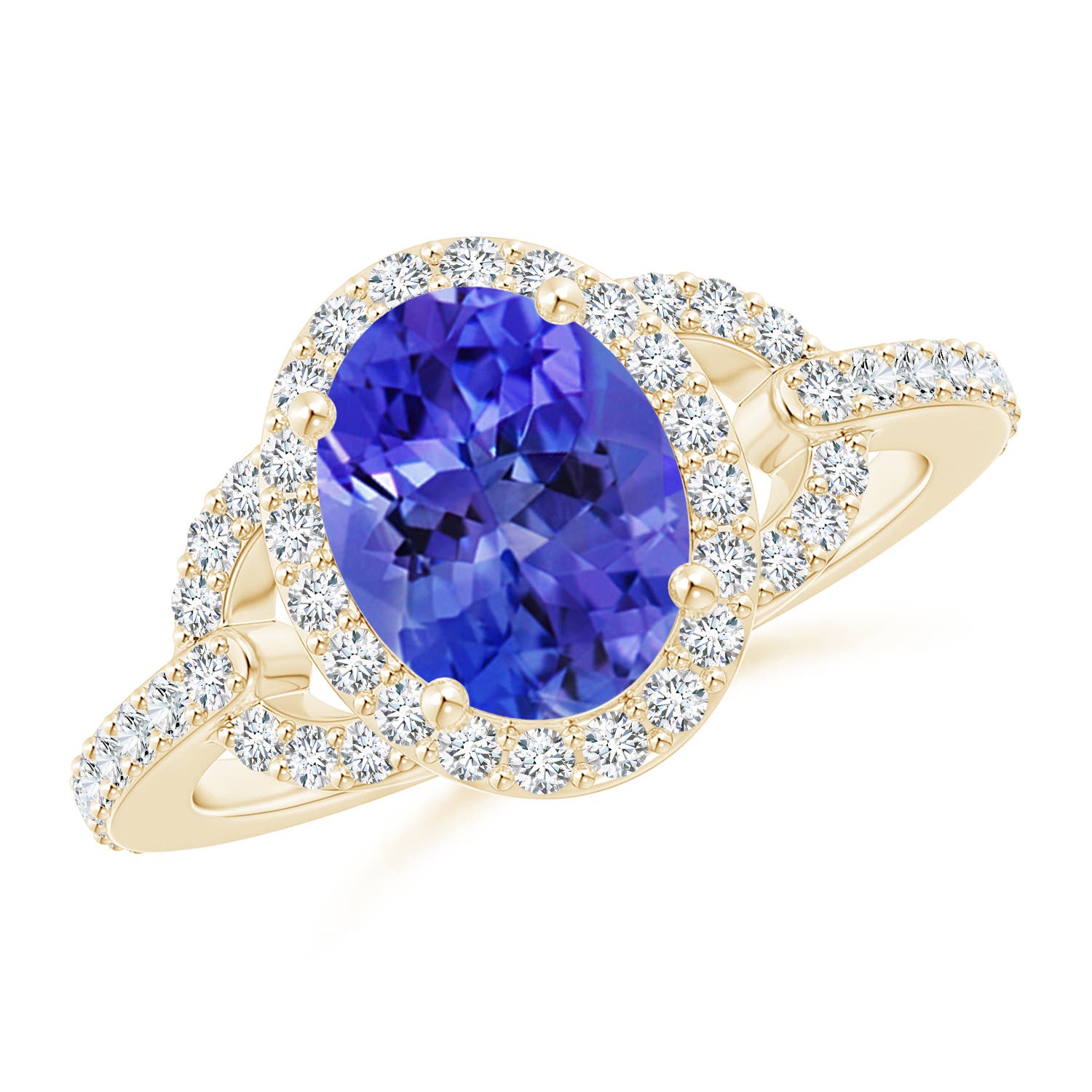 AAA - Tanzanite / 2.39 CT / 14 KT Yellow Gold