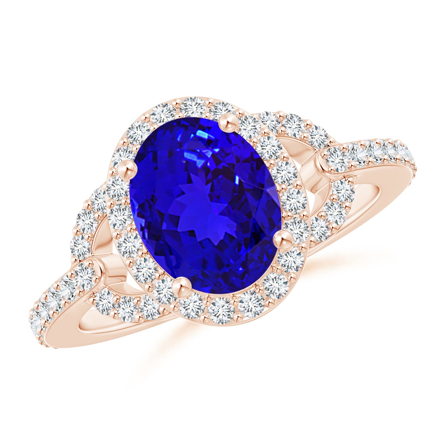 AAAA - Tanzanite / 2.39 CT / 14 KT Rose Gold