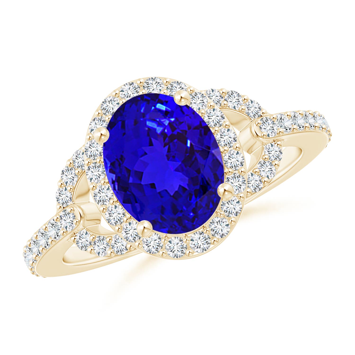 AAAA - Tanzanite / 2.39 CT / 14 KT Yellow Gold