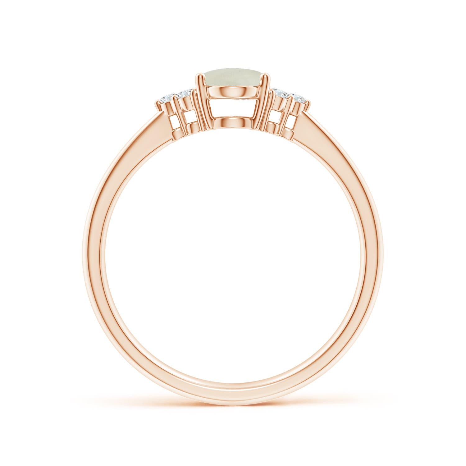 AA - Moonstone / 0.76 CT / 14 KT Rose Gold