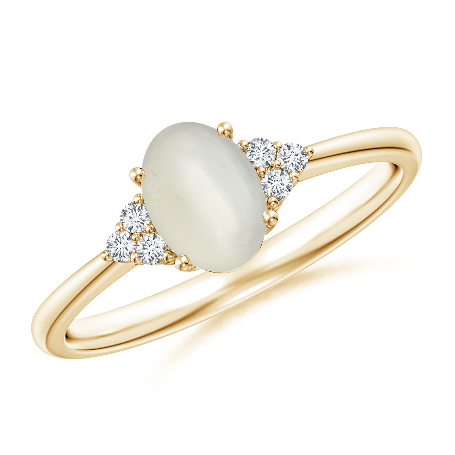 AAA - Moonstone / 0.76 CT / 14 KT Yellow Gold