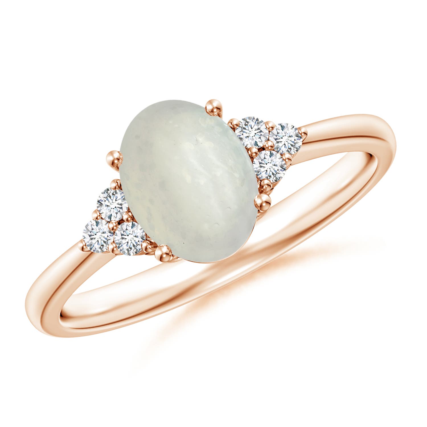 A - Moonstone / 1.21 CT / 14 KT Rose Gold