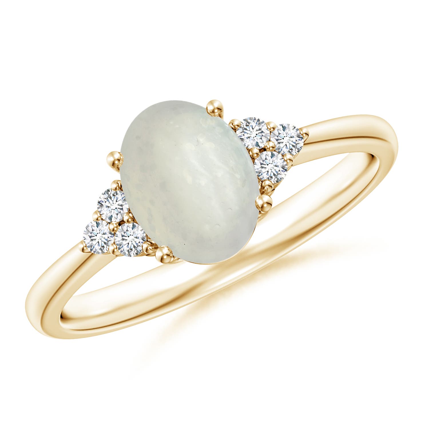 A - Moonstone / 1.21 CT / 14 KT Yellow Gold